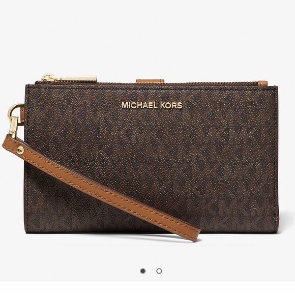 ✨Michael Kors✨ Double Zip Wristlet Wallet - Picture 1 of 8